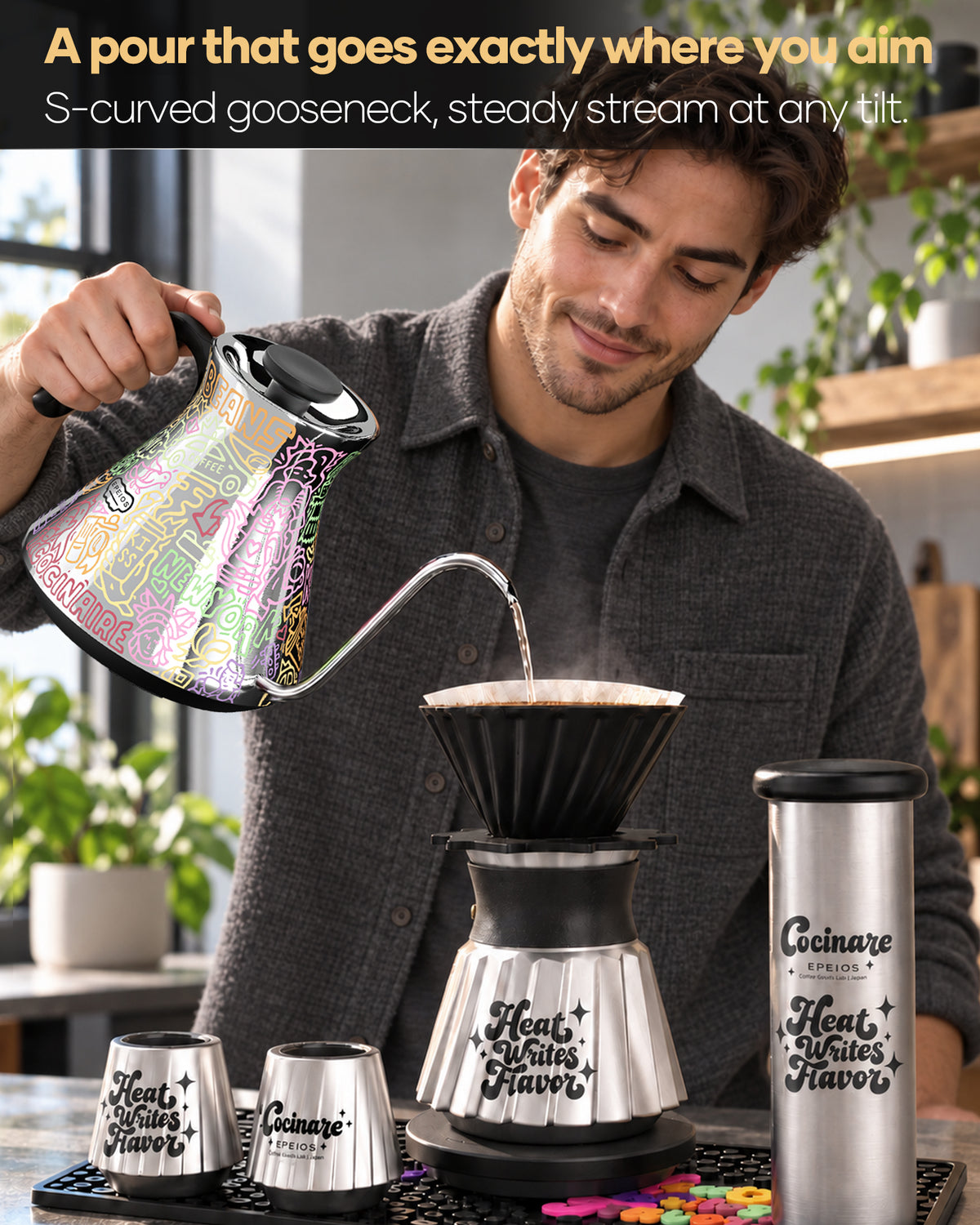 Cocinare x Timothy Goodman Gallery Edition Electric Kettle