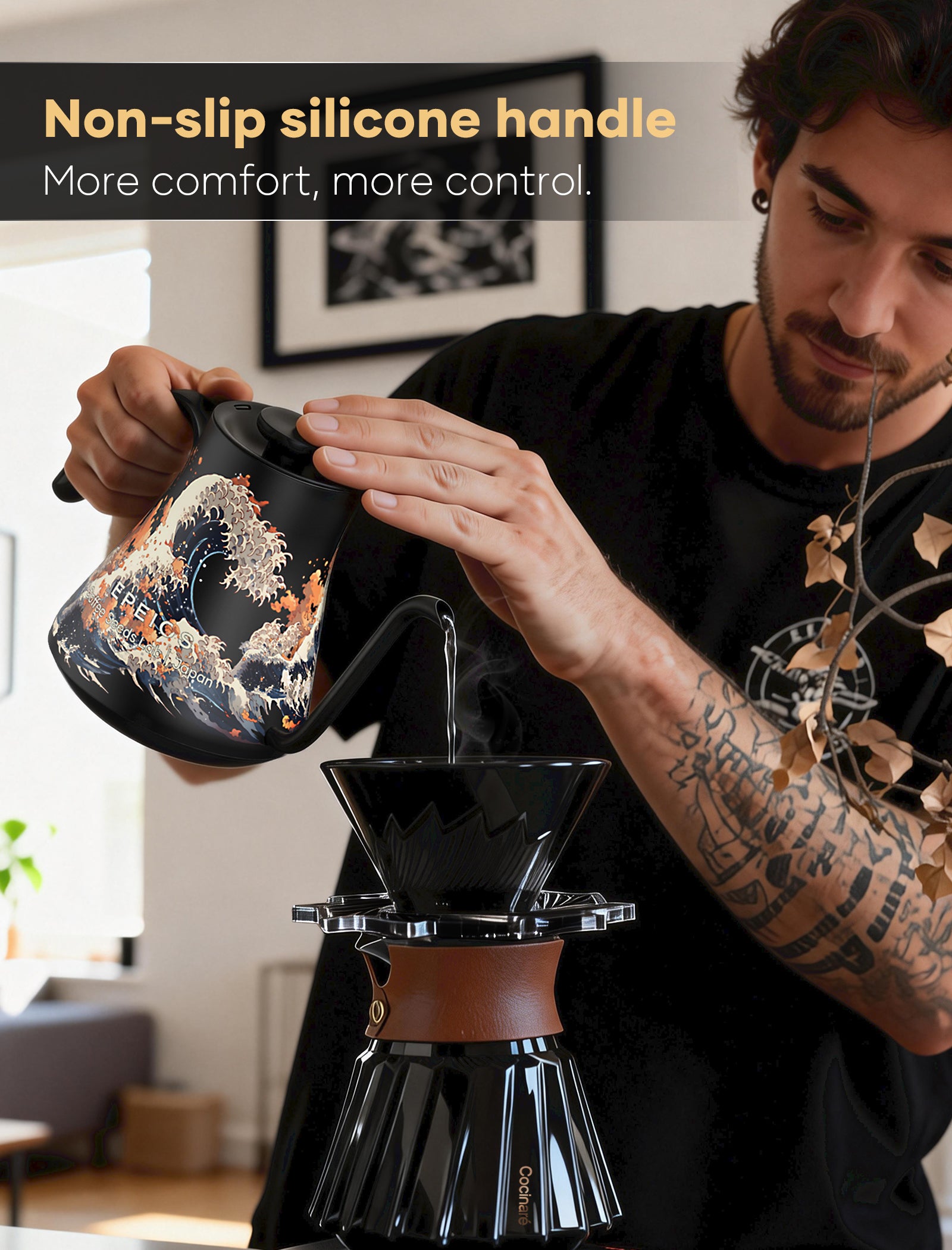 FLOW M900 Artisan Collection Electric Kettle - Wave