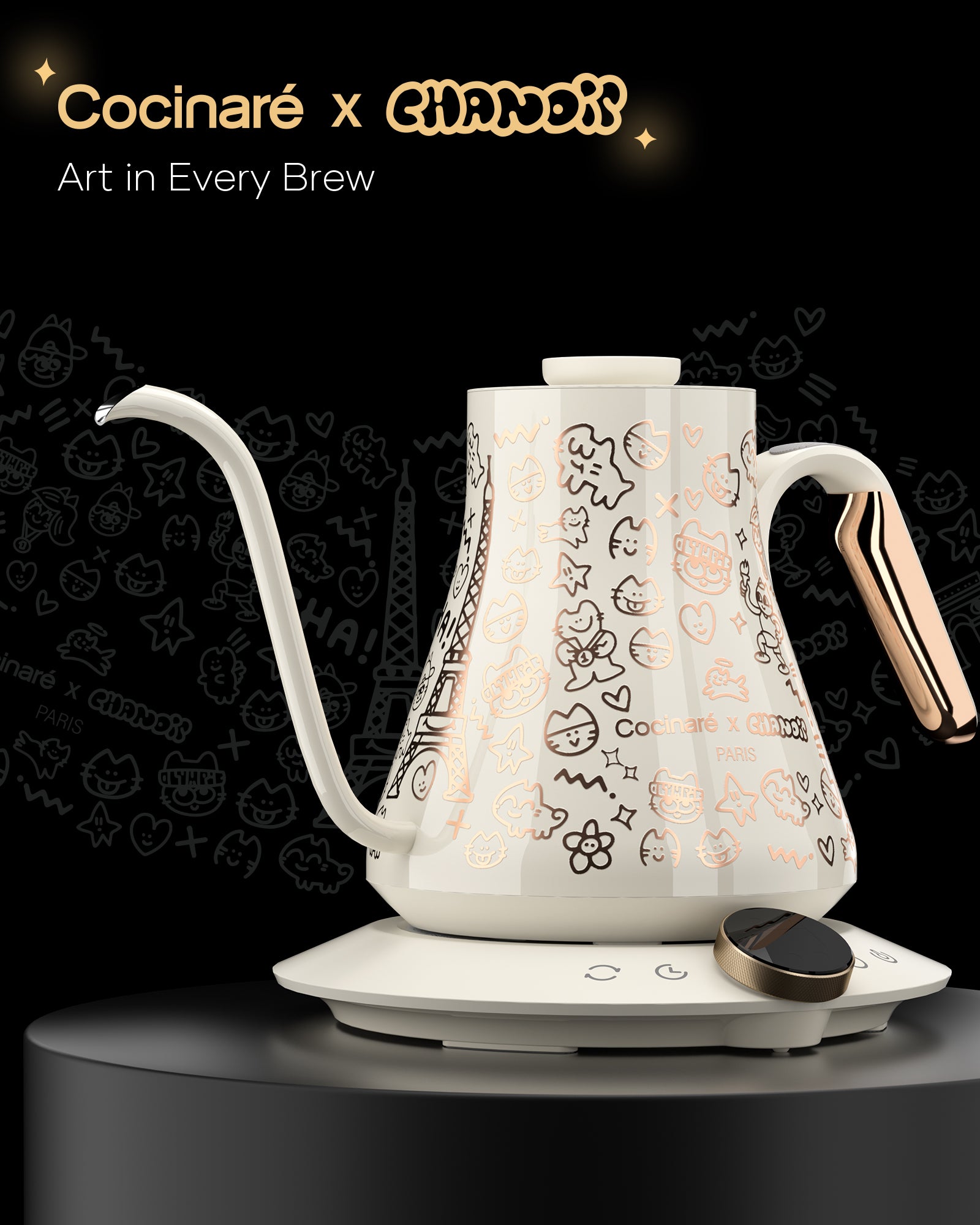 FLOW M9 Pro Electric Kettle (Chanoir) – Cocinare