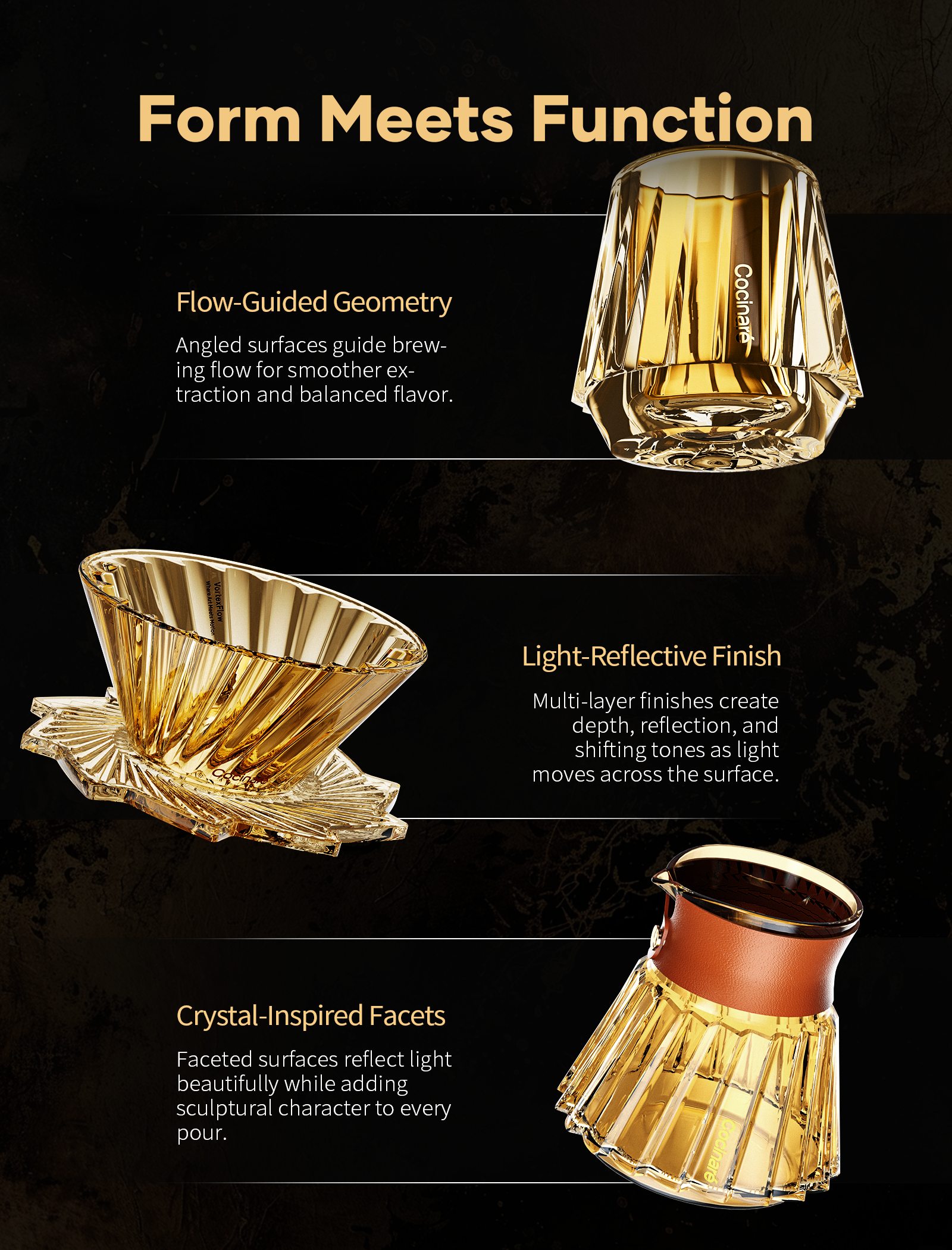 TasteSet Amber Glow product dimensions and features