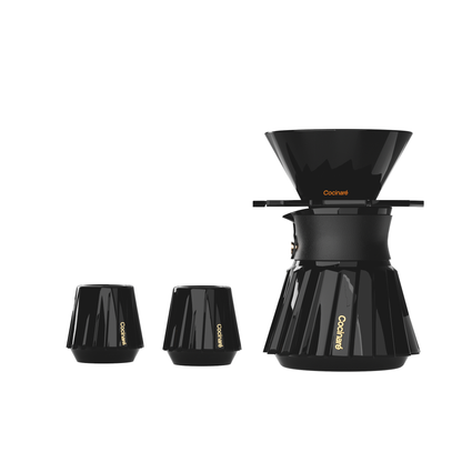 TasteSet Crystal Aurora 500ml Coffee Tasting Set - Nebula Black main