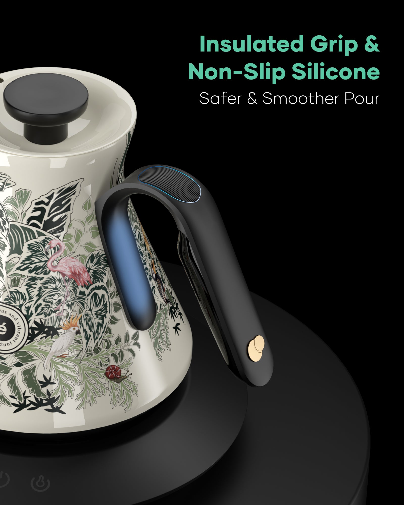 Cocinare Color-changing Collection Jungle Electric Kettle