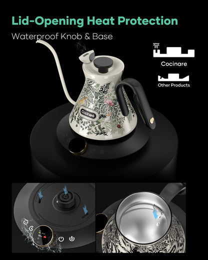 Cocinare Color-changing Collection Jungle Electric Kettle