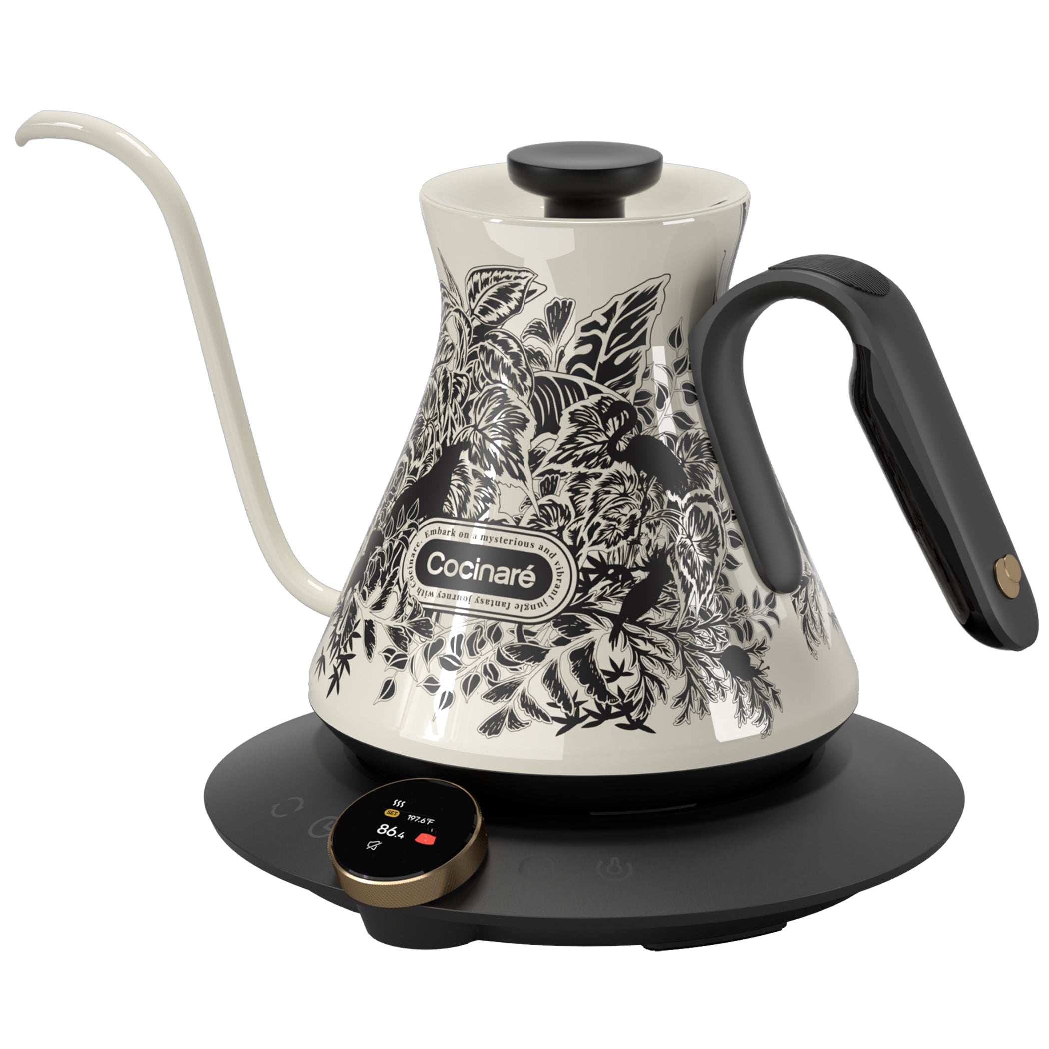 Cocinare Color-changing Collection Jungle Electric Kettle