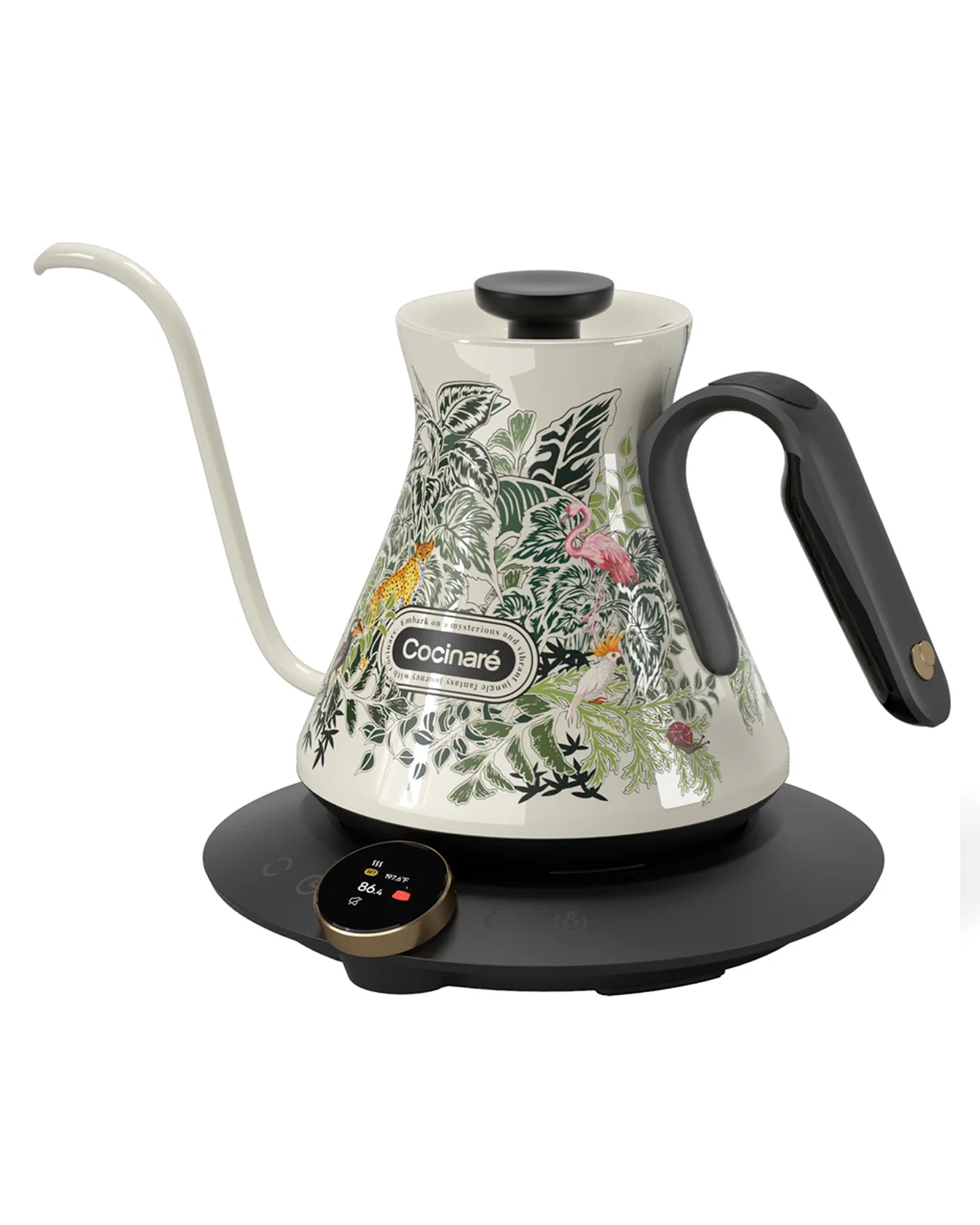 Cocinare Color-changing Collection Jungle Electric Kettle