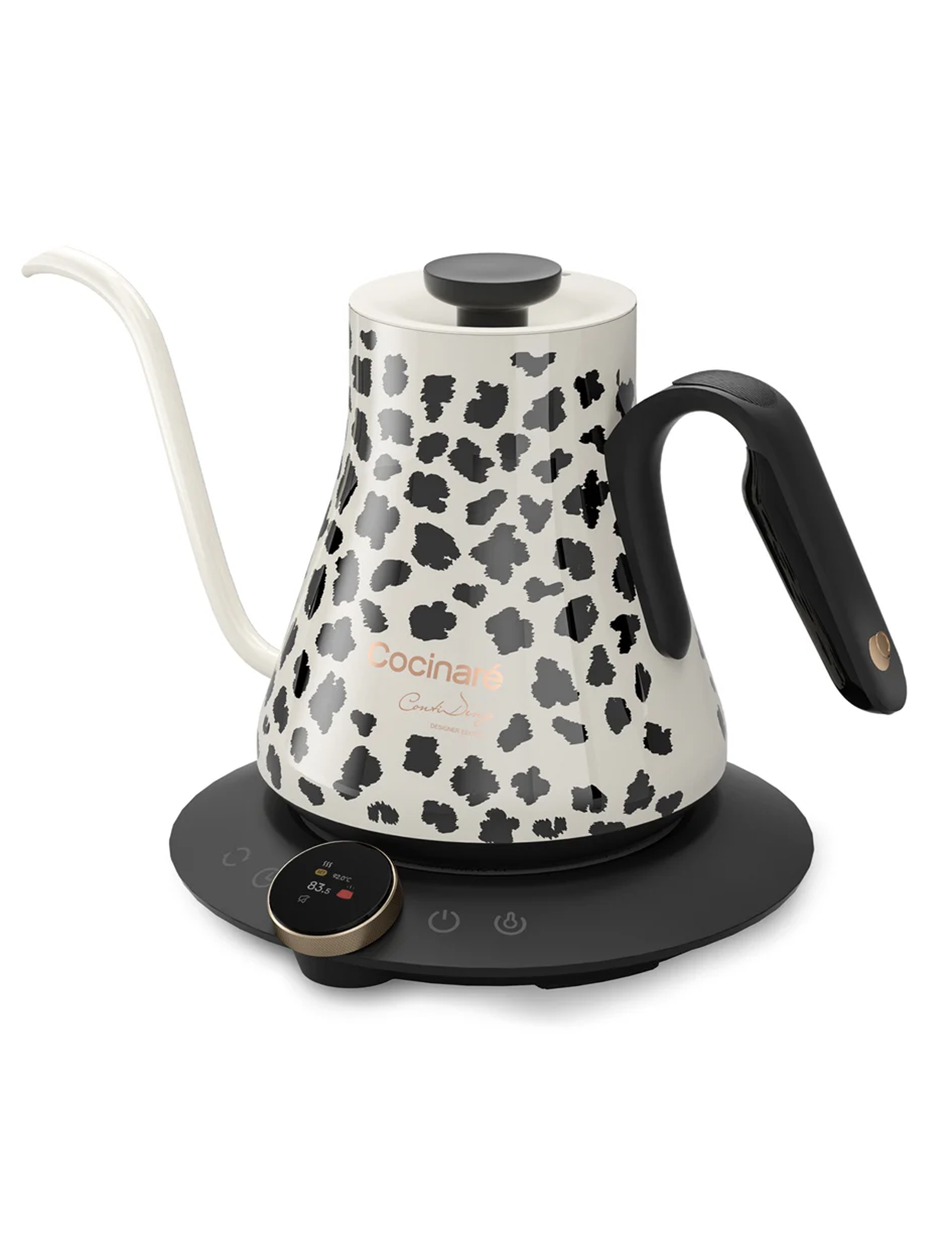 Cocinare Color-changing Collection Oat Leopard Electric Kettle