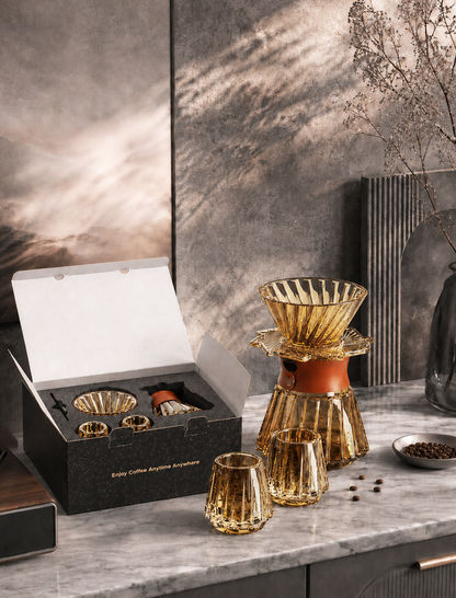 TasteSet Crystal Coffee Tasting Set