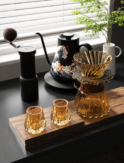 TasteSet Crystal Coffee Tasting Set